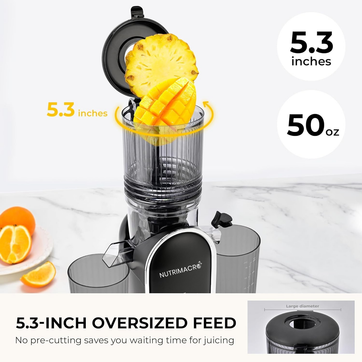 Nutrimacro™- Cold Press Juicer