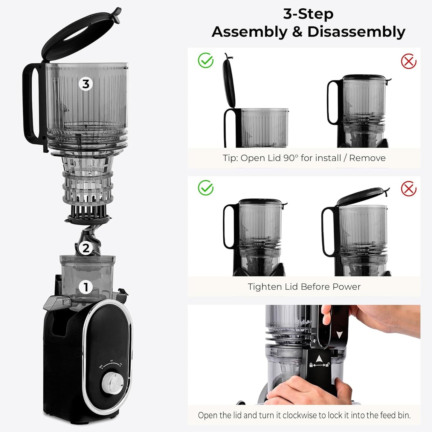 Nutrimacro™- Cold Press Juicer