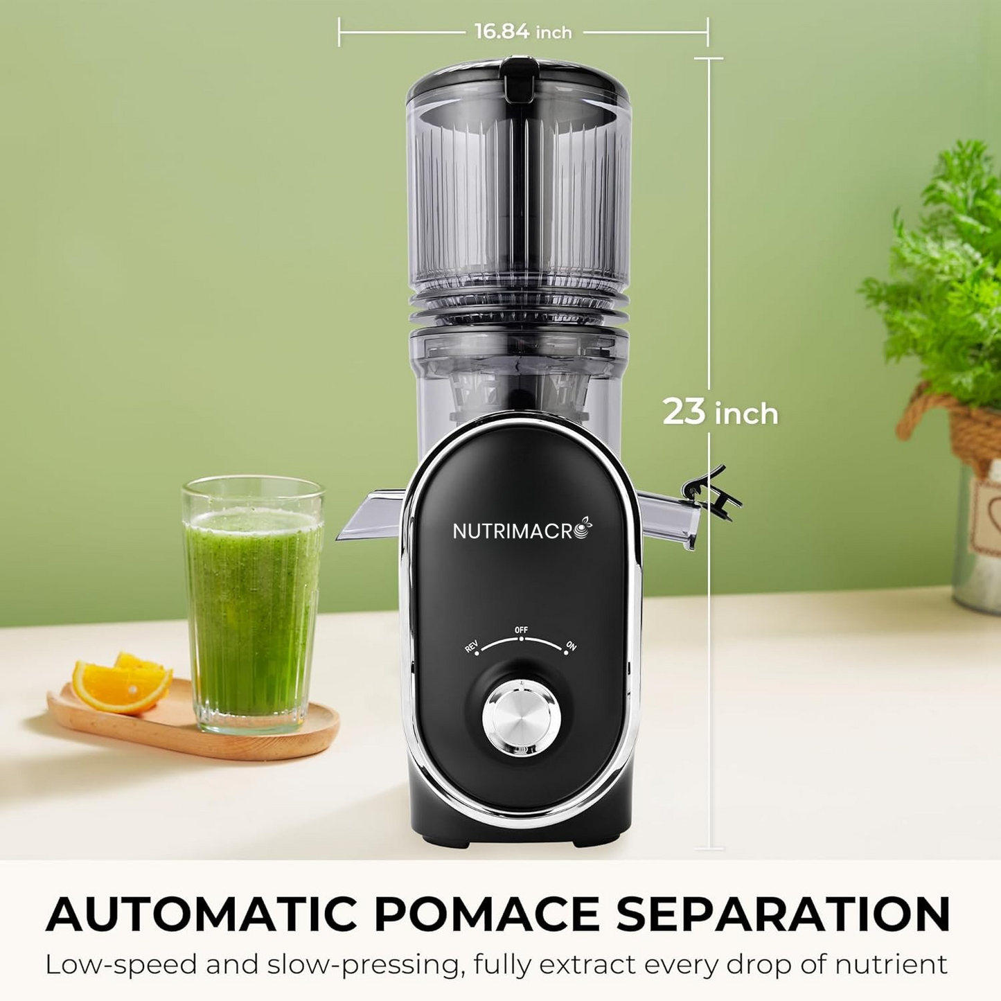 Nutrimacro™- Cold Press Juicer